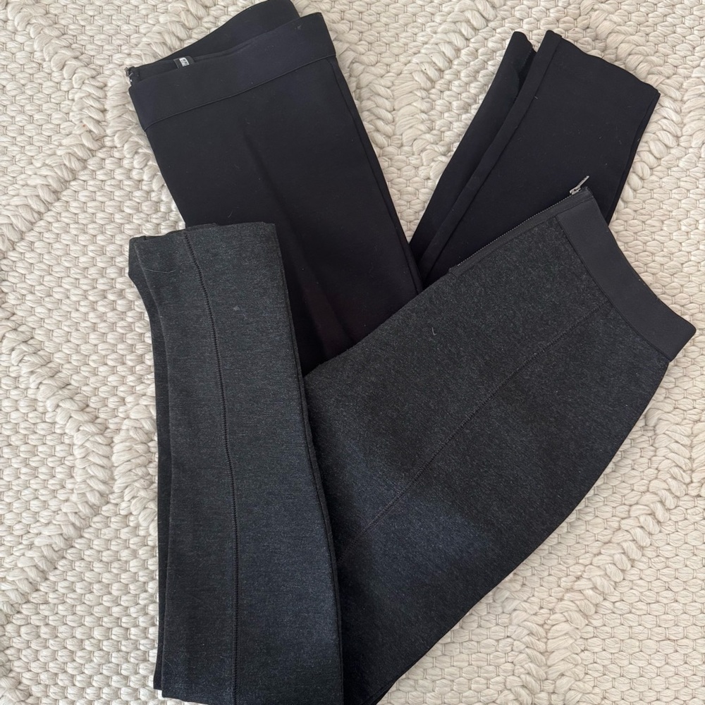 J Crew Black and Gray legging Pants bundle size 4